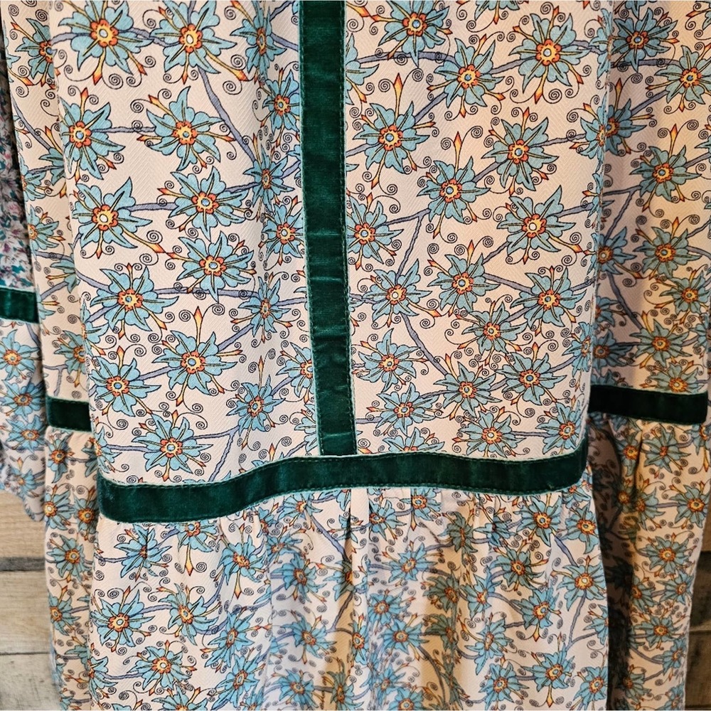 Entro women's cottage boho floral paisley slip dress size Large - Picture 5 of 13